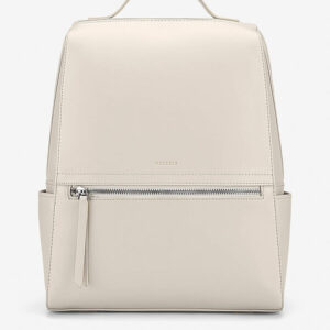 Basic rectangular backpack - BAC 0213 - Cream color