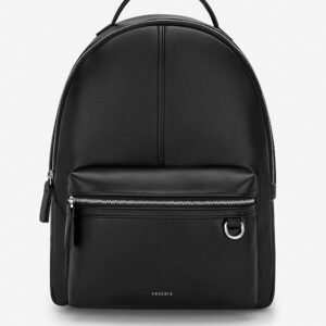 Casual backpack with contrasting zipper - BAC 0225 - Black