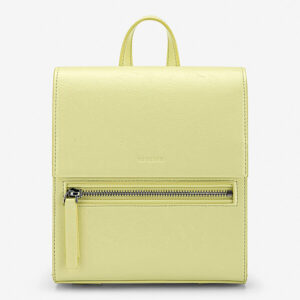 Mini folding backpack with box shape - BAC 0224 - Bright green